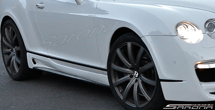 Custom Bentley GTC  Convertible Side Skirts (2005 - 2011) - $1290.00 (Part #BT-023-SS)